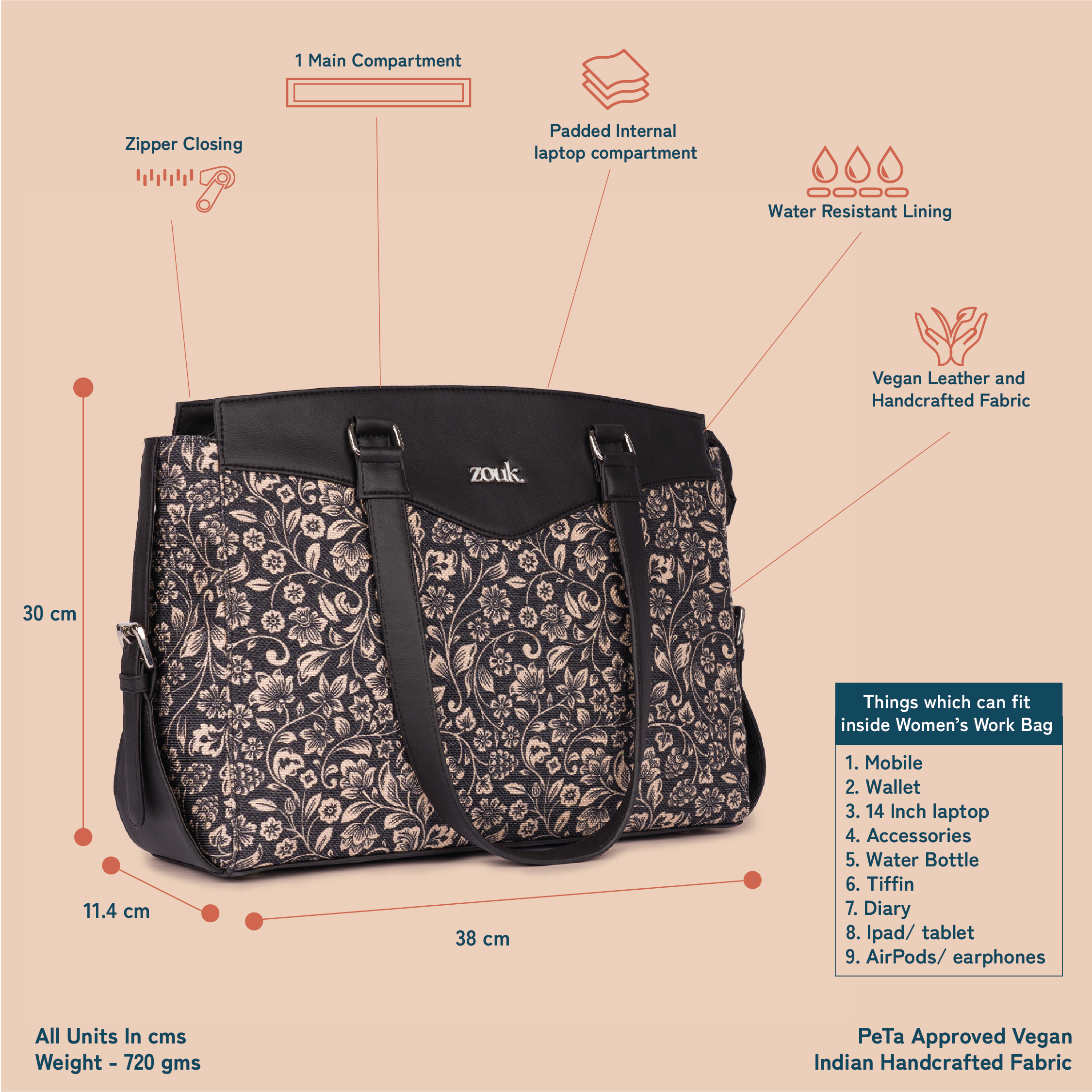 FloMotif Women's Work Bag