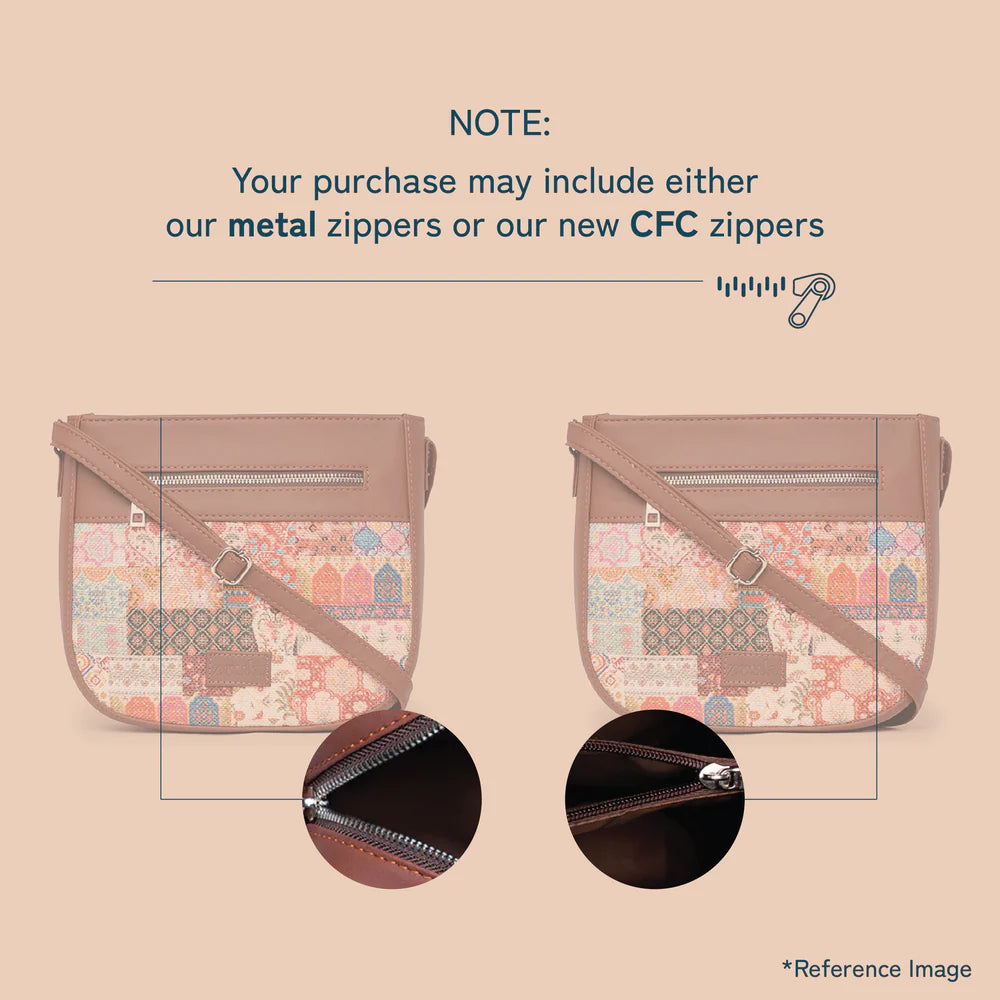 Junagarh Florals U-Shaped Sling Bag