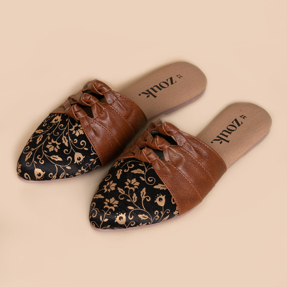 Srinagar Garden Knotted Mule