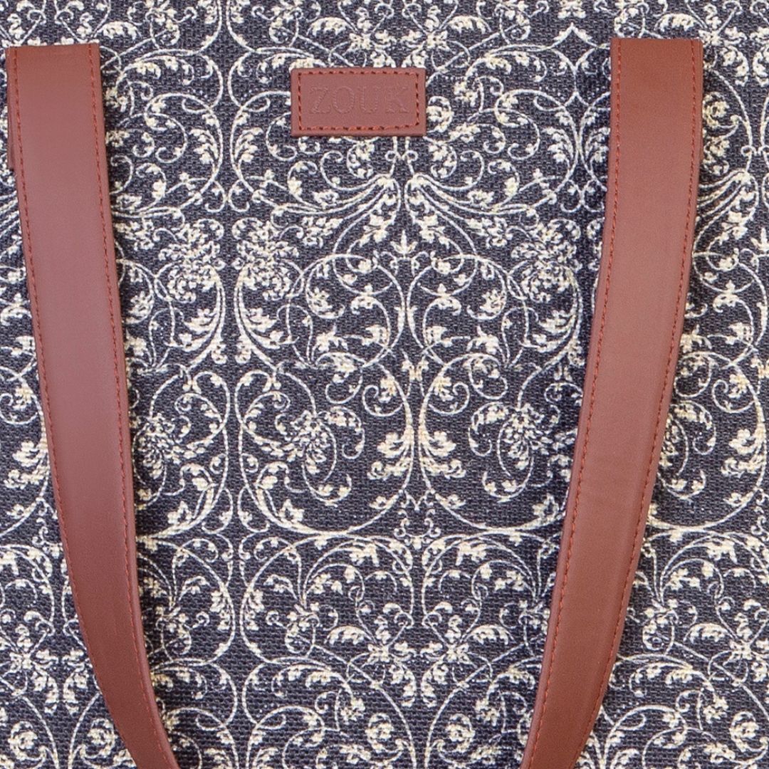 Lattice Lace Side Tote Bag