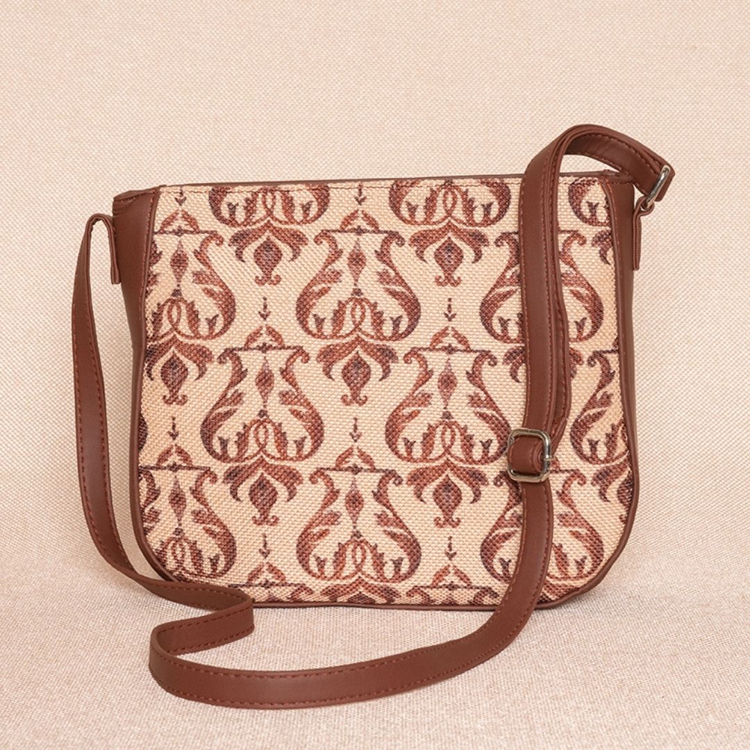 Chhavi Niwas Jhoomar Motif U-Shaped Sling Bag