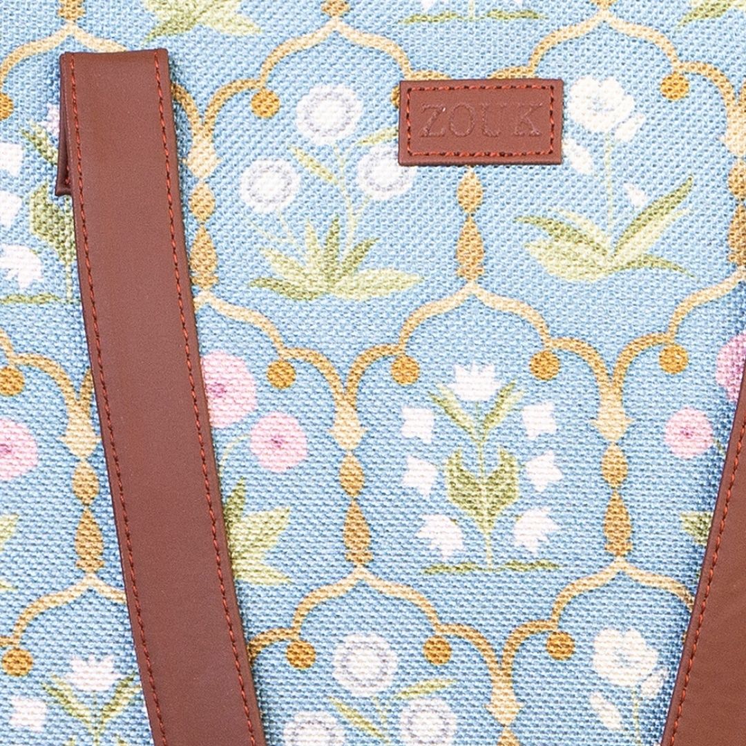 Jaipur Fresco Blue Shoulder Tote Bag