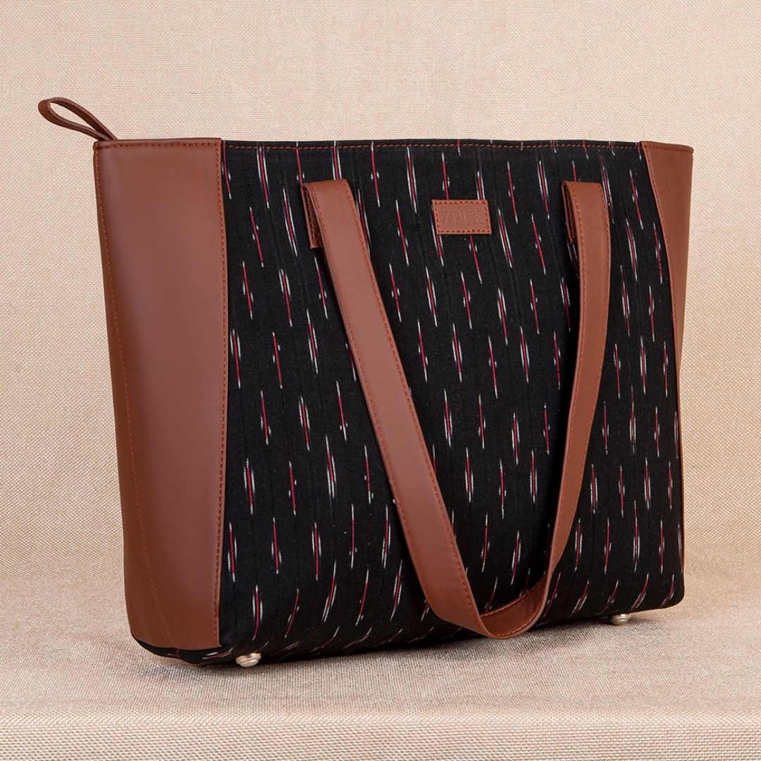 Ikat GreRed Side Tote Bag