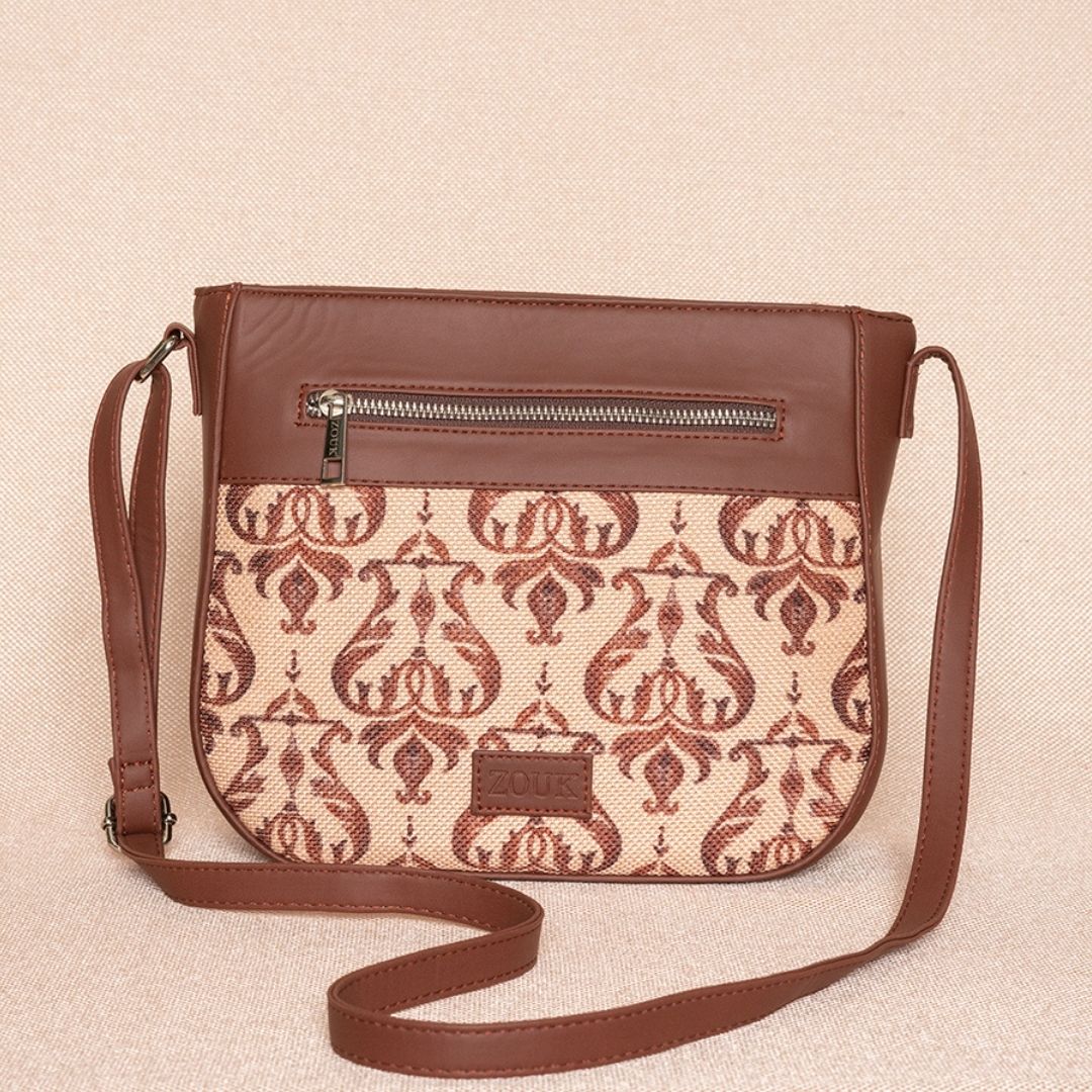 Chhavi Niwas Jhoomar Motif U-Shaped Sling Bag