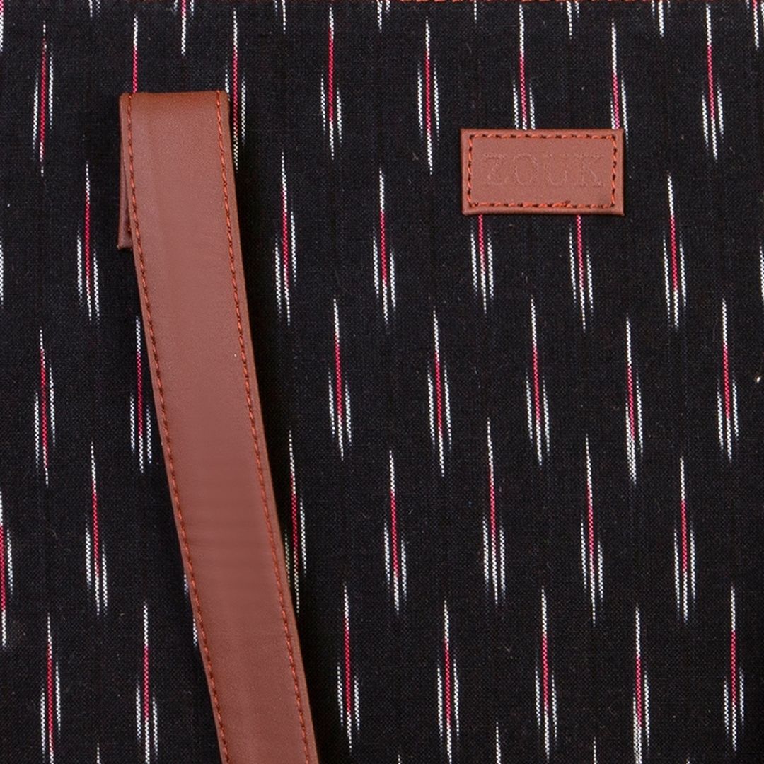 Ikat GreRed Shoulder Tote Bag