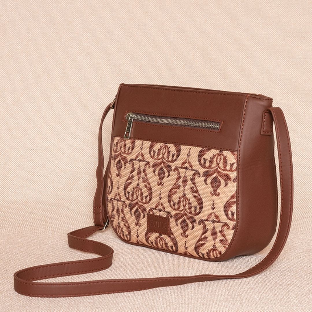 Chhavi Niwas Jhoomar Motif U-Shaped Sling Bag