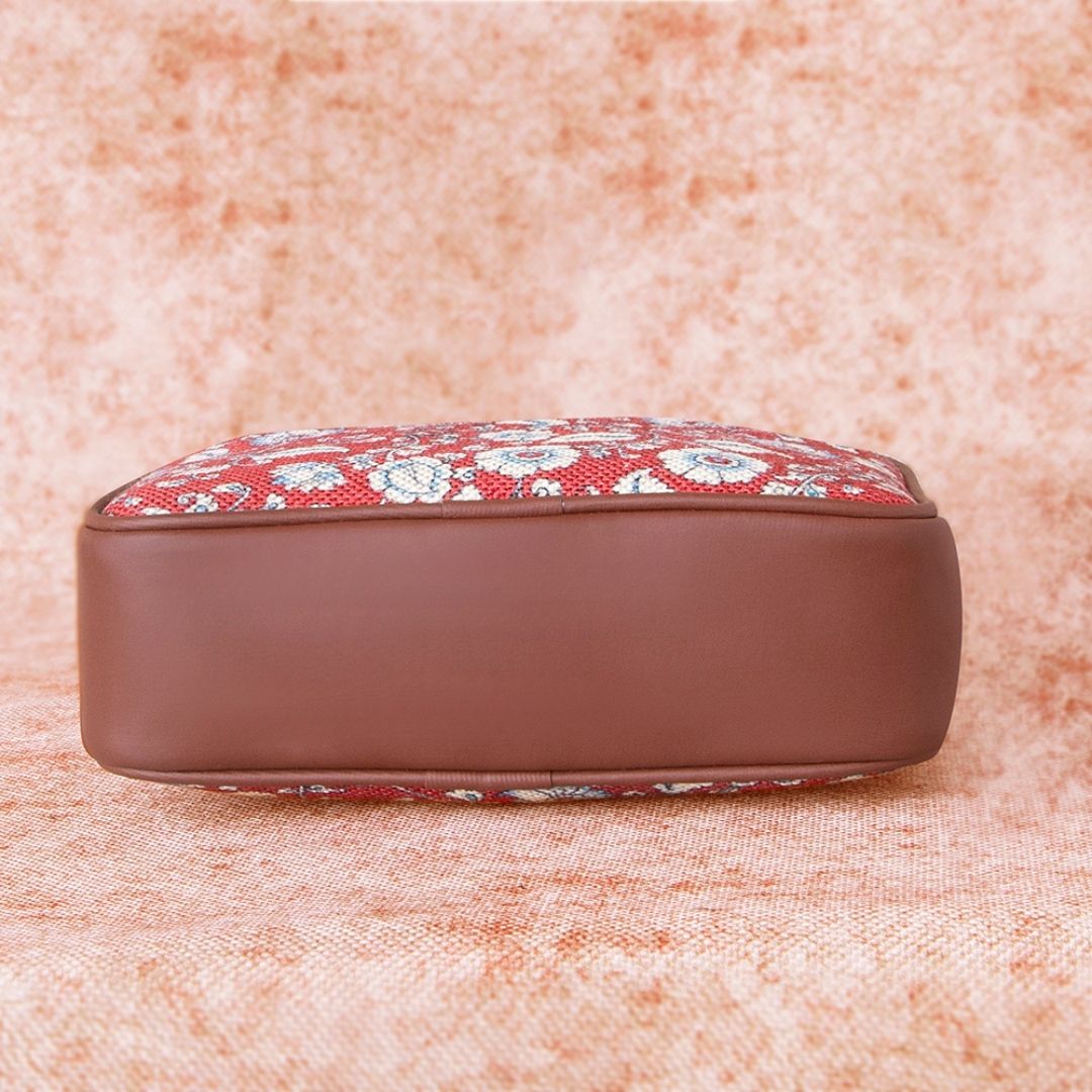 Chittoor Red Kalamkari Sling Bag