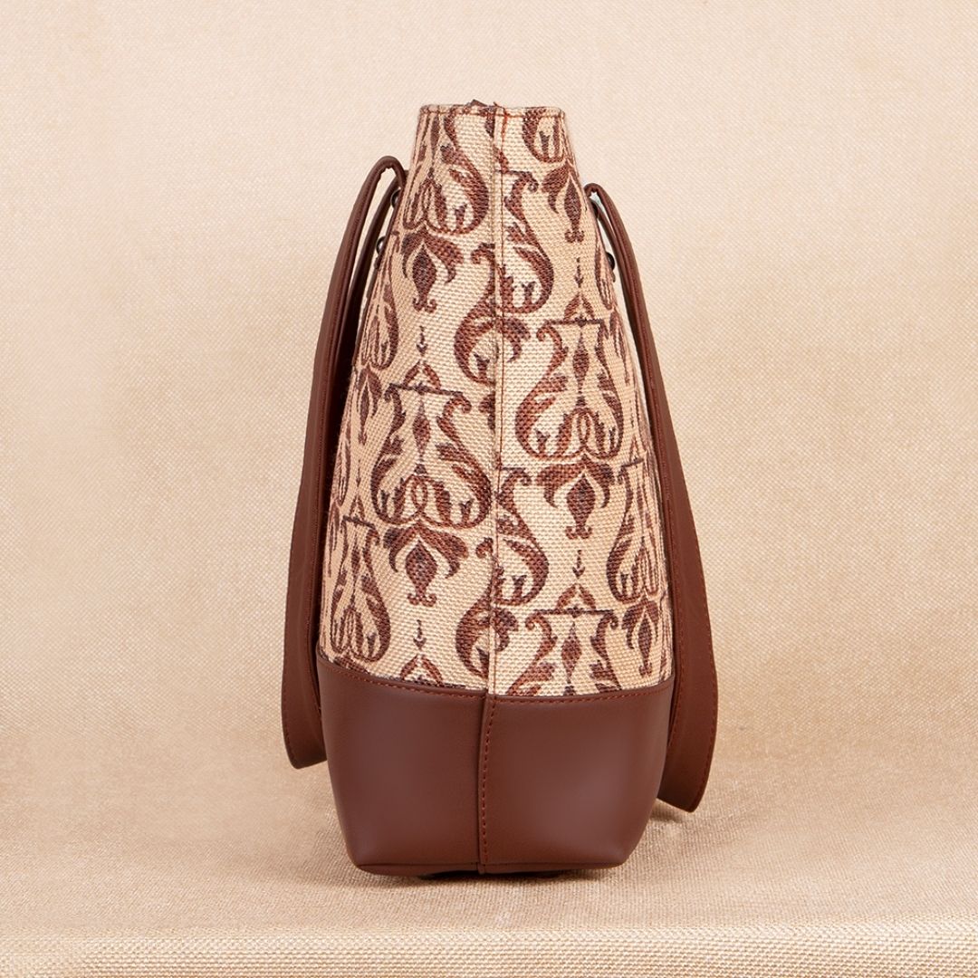 Chhavi Niwas Jhoomar Motif Shoulder Tote Bag