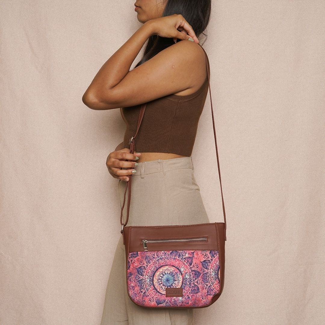 Space Chakra U-Shaped Sling Bag