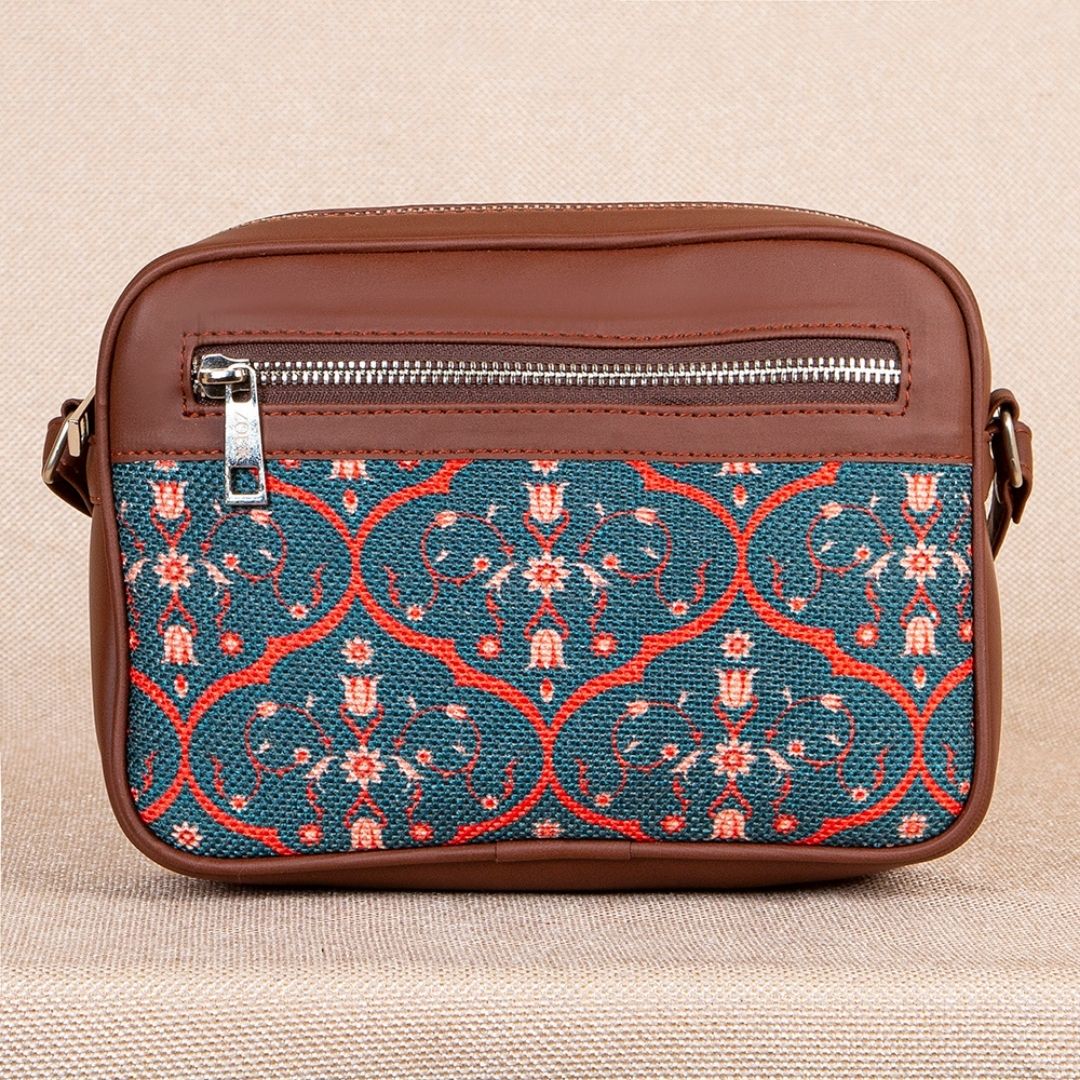 Sheesh Mahal Jaali Motif Sling Bag