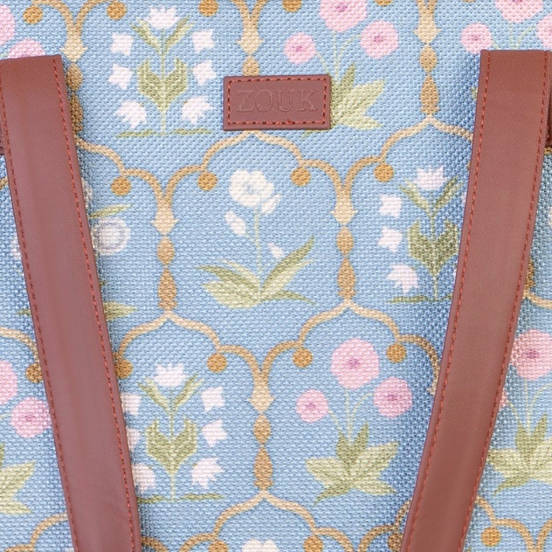 Jaipur Fresco Blue Side Tote Bag