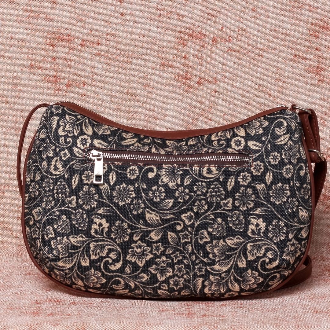 FloMotif Structured Shoulder Bag