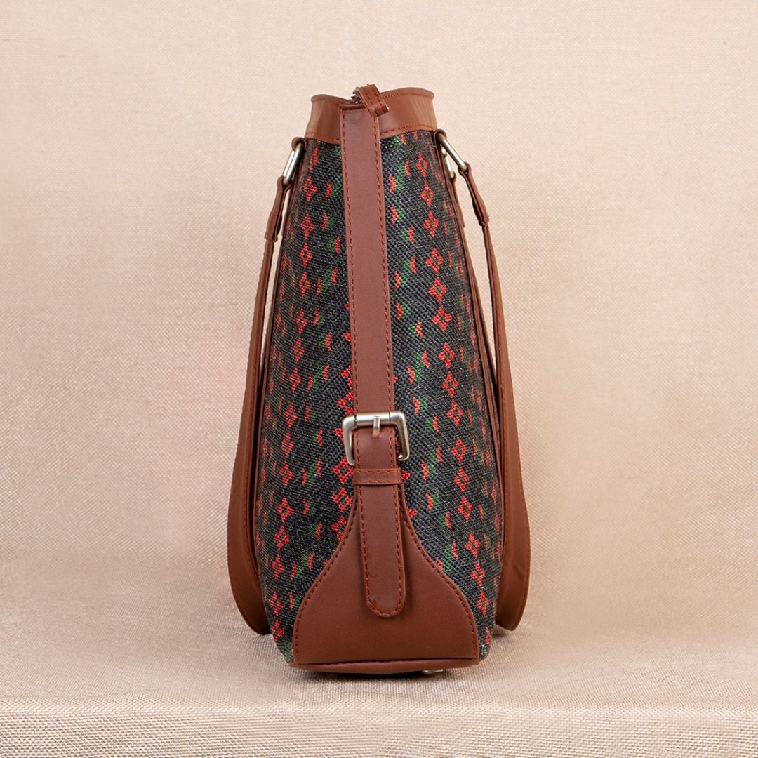 Shobha Niwas Lotus Motif Women's Office Bag