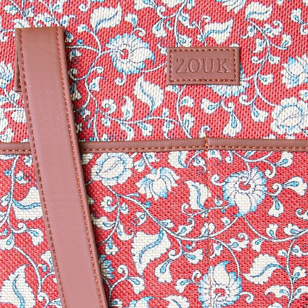 Chittoor Red Kalamkari Tote Bag