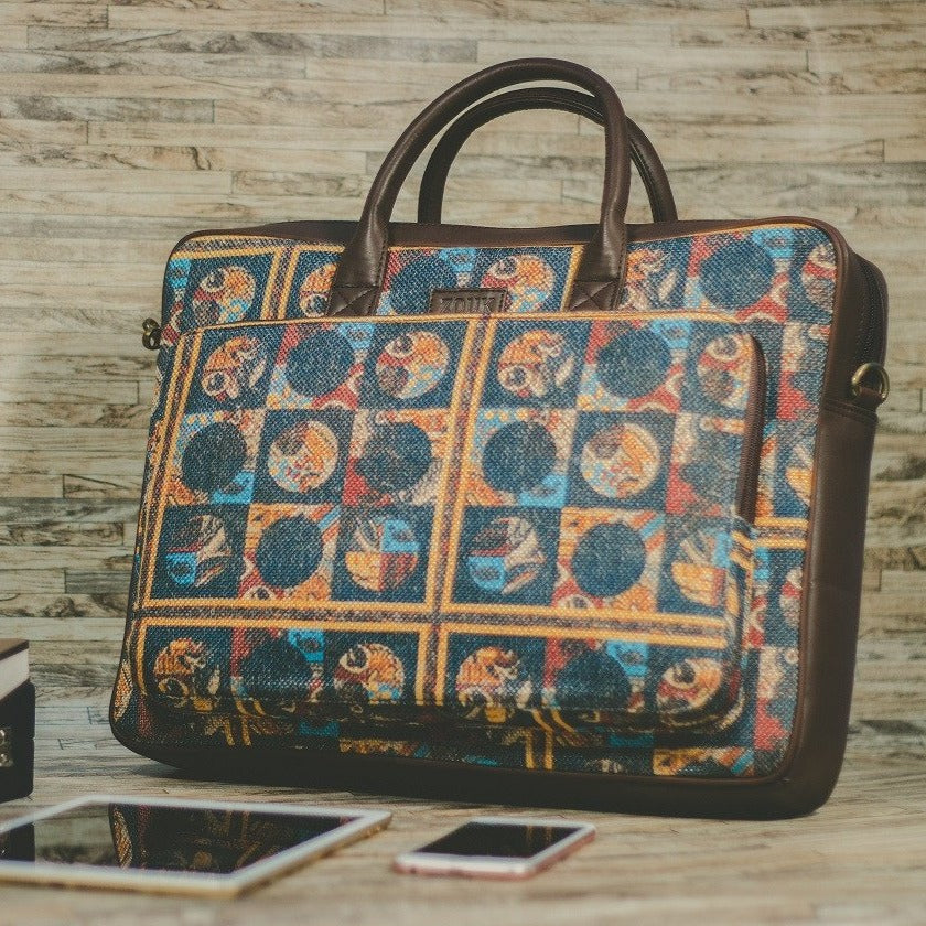 Zouk African Art Laptop Bag