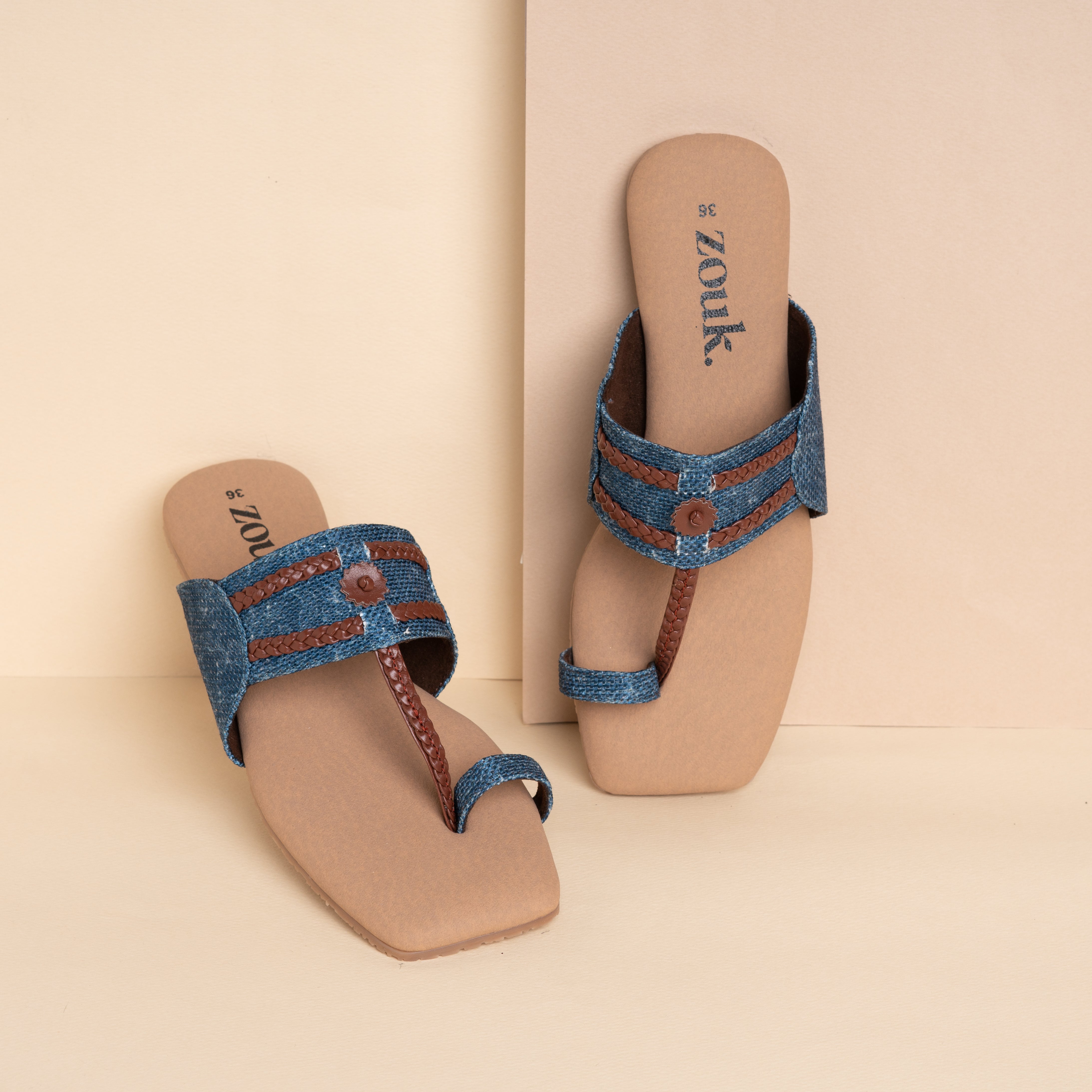 Andaman Marine Braided Kolhapuri Chappal