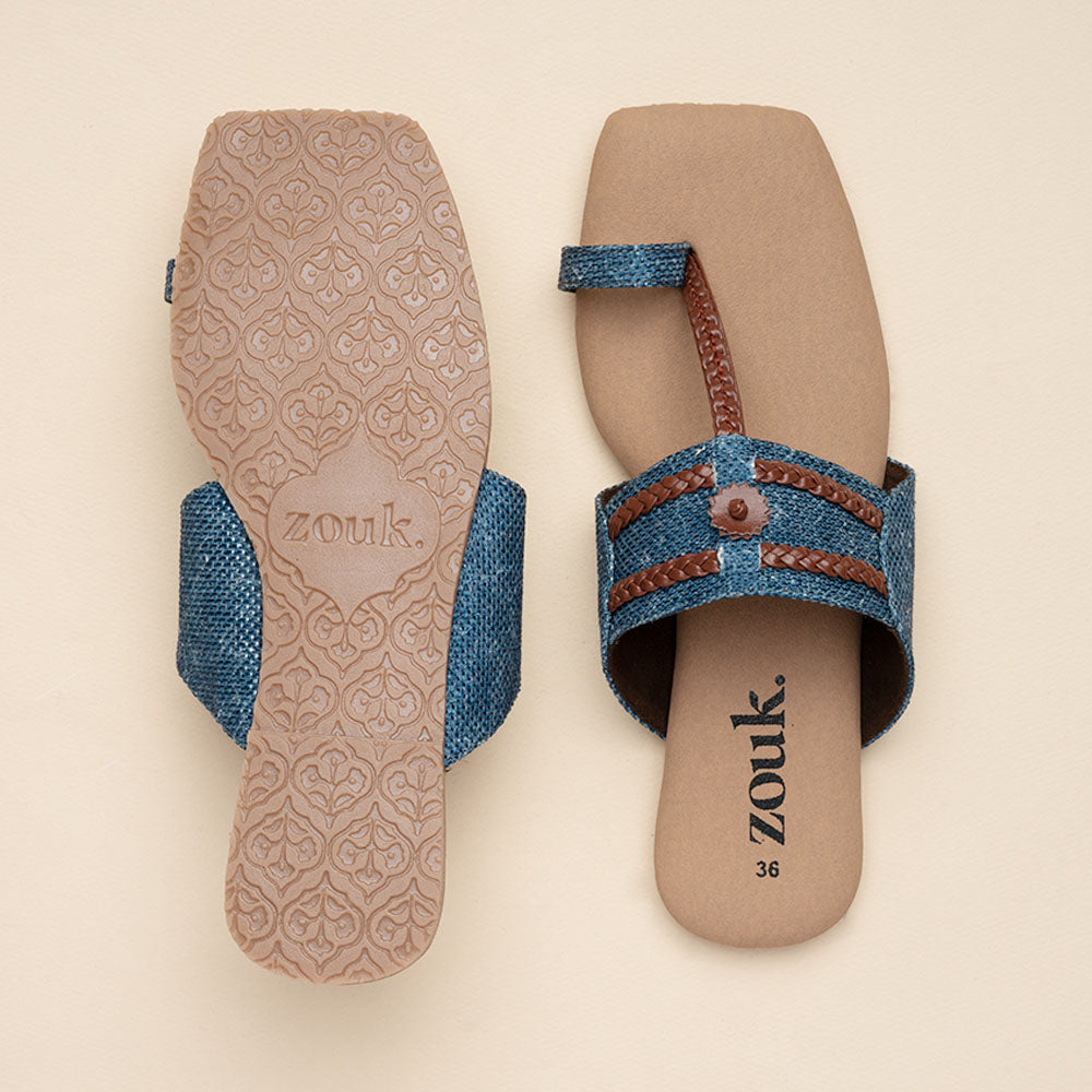 Andaman Marine Braided Kolhapuri Chappal