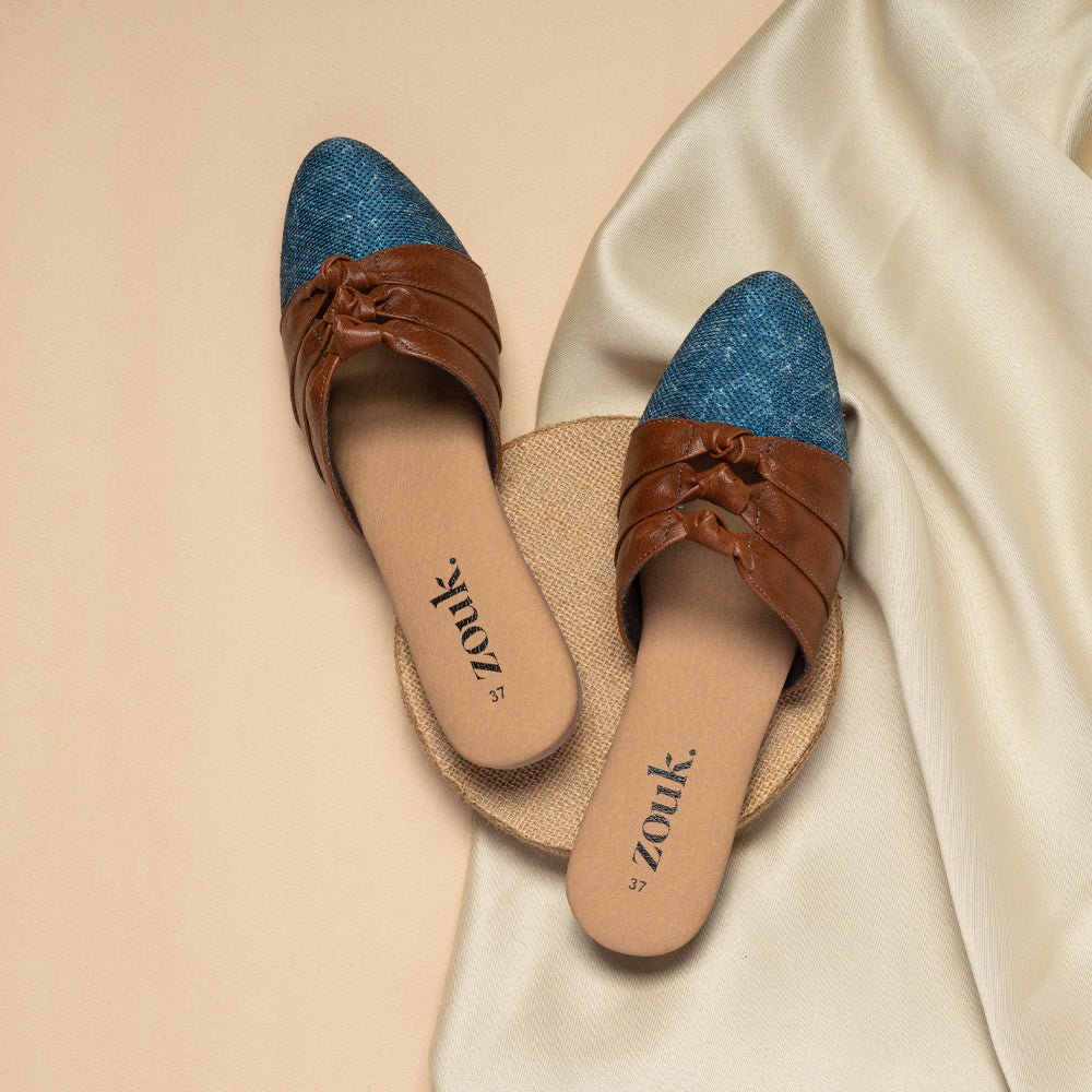 Andaman Marine Knotted Mule