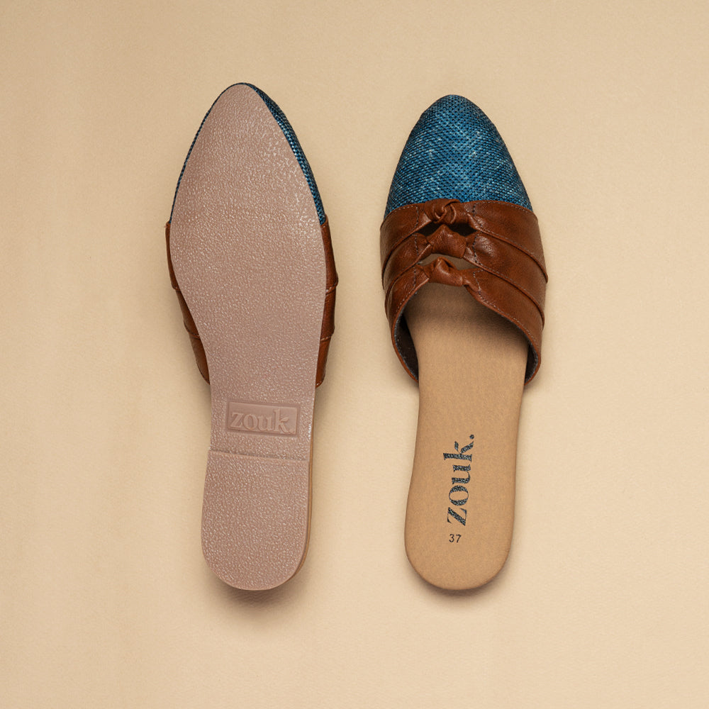 Andaman Marine Knotted Mule