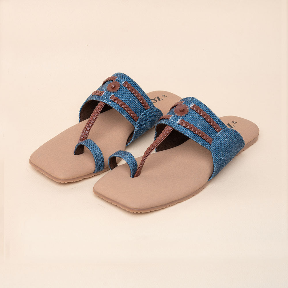 Andaman Marine Braided Kolhapuri Chappal