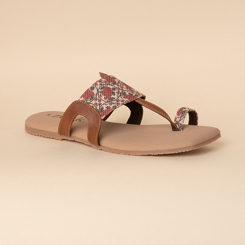 Auroville Botanica One Toe Kolhapuri Chappal