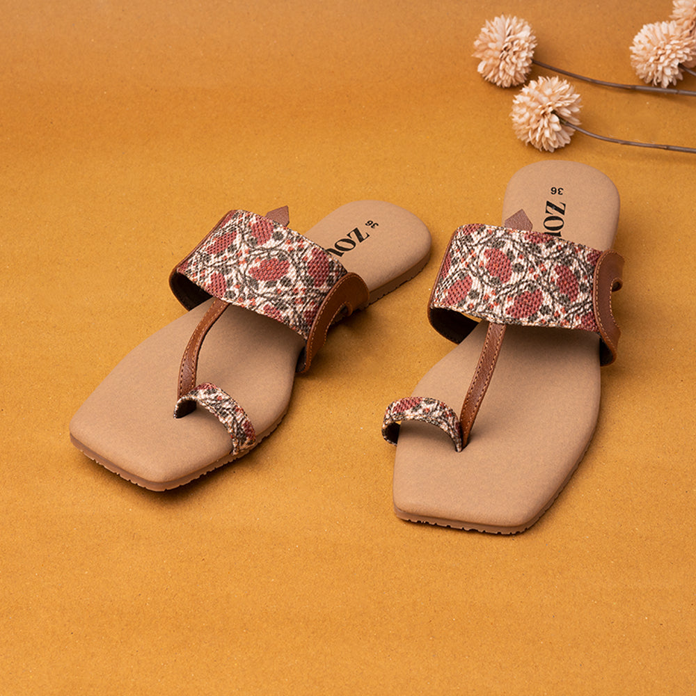 Auroville Botanica One Toe Kolhapuri Chappal