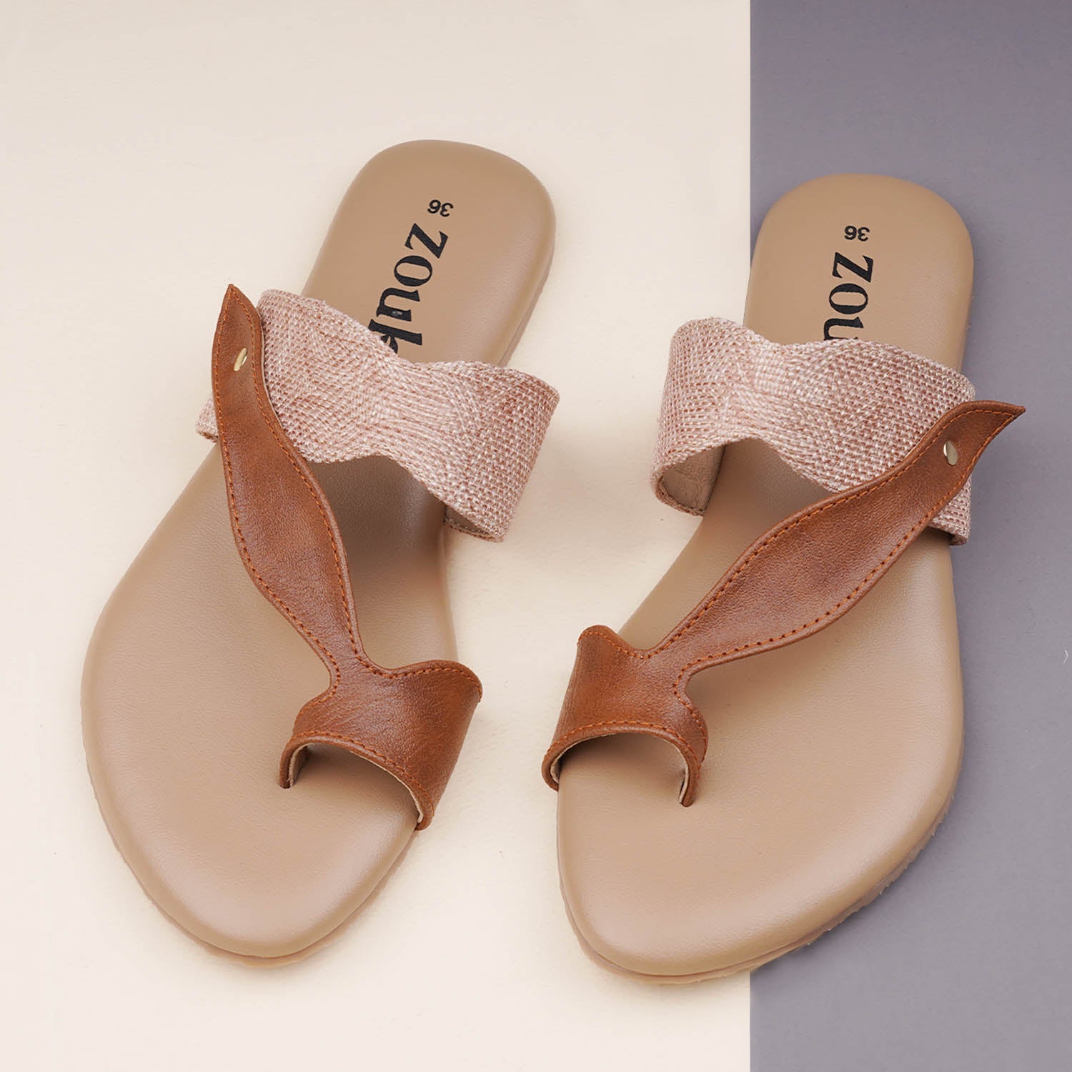 Bangalore Botanica Curvy Toe Chappal