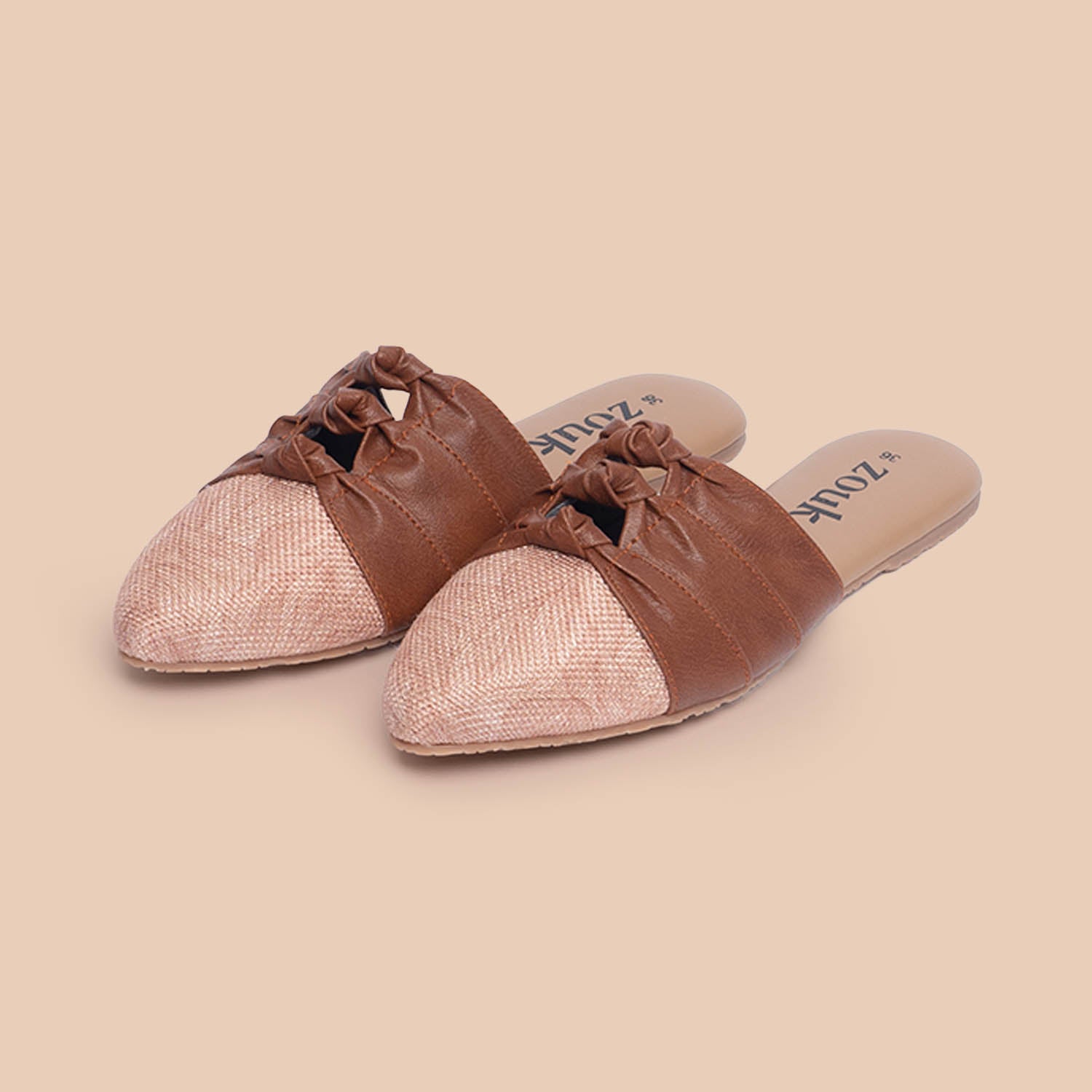 Bangalore Botanica Knotted Mules