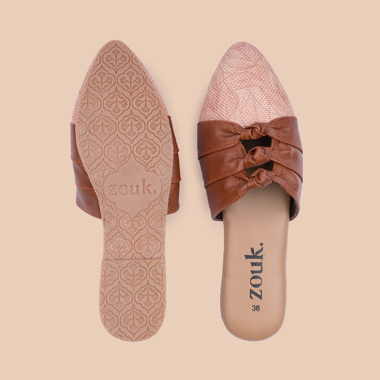 Bangalore Botanica Knotted Mules