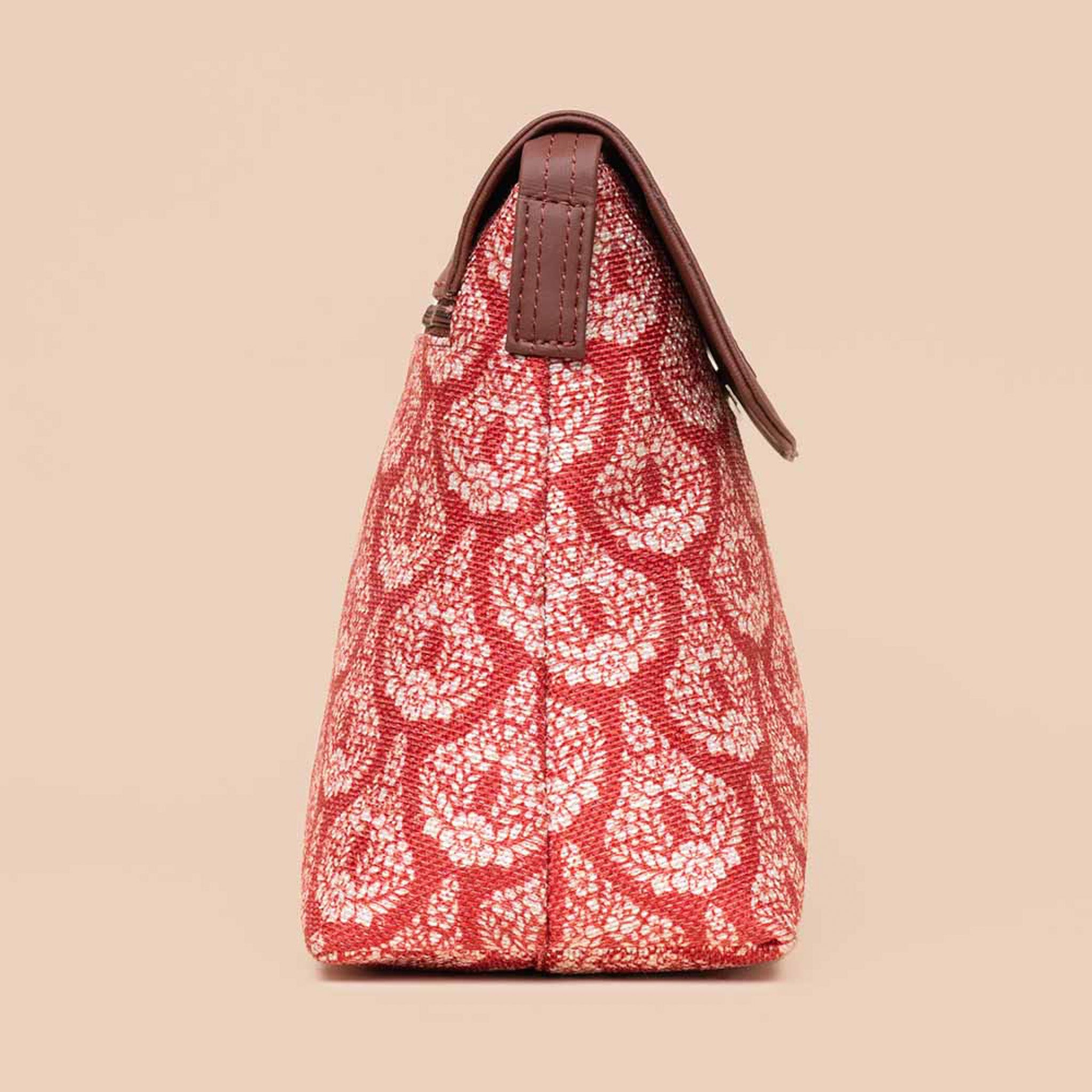 Chanderi Phool Flap Sling Bag