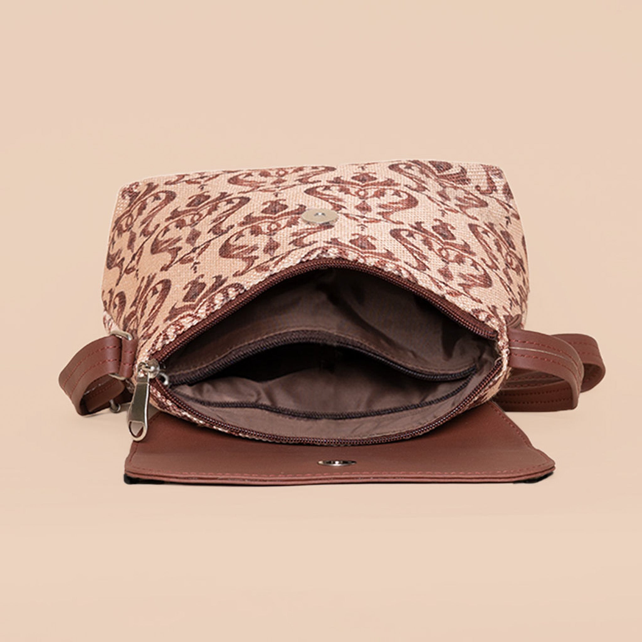 Chhavi Niwas Jhoomar Motif Flap Sling Bag