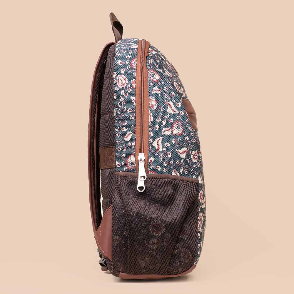 Chittoor Blue Kalamkari Classic Backpack