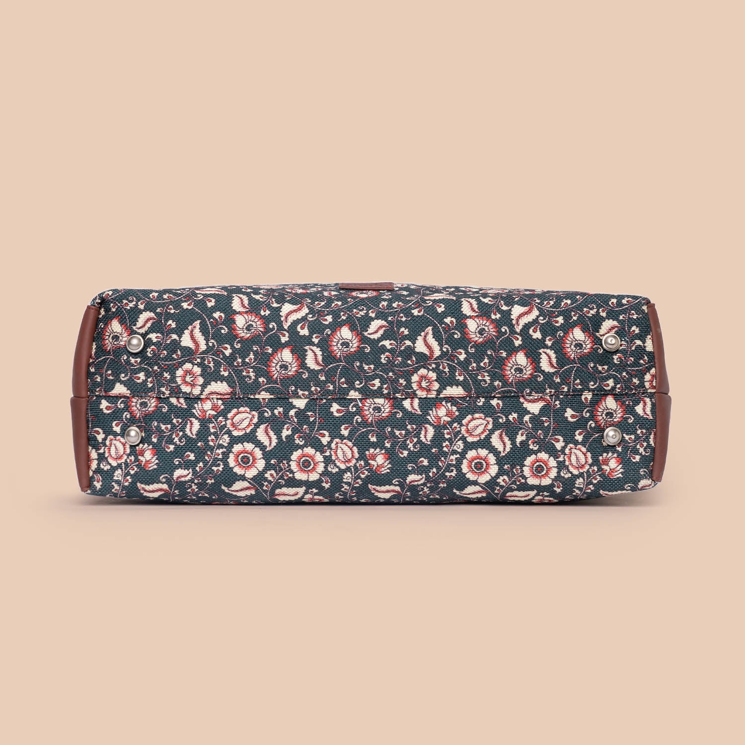 Chittoor Blue Kalamkari Statement Office Bag