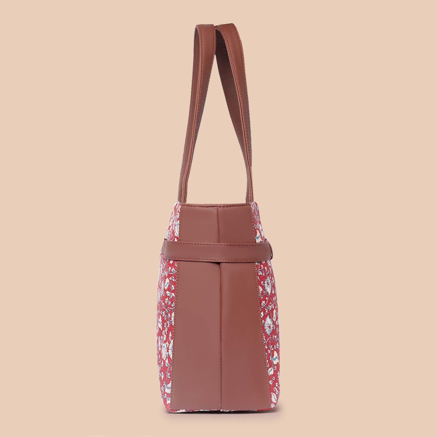 Chittoor Red Kalamkari Statement Office Bag