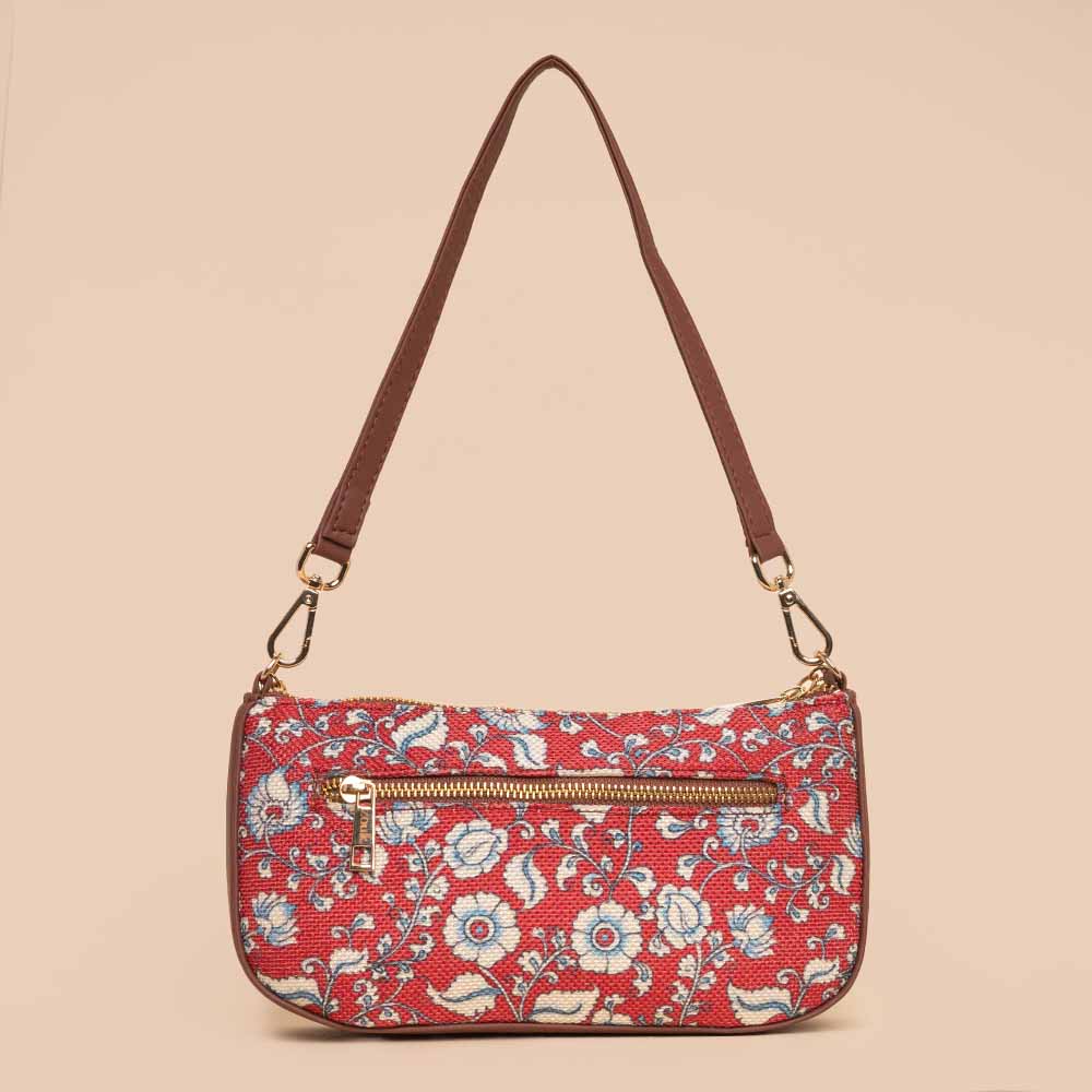 Chittoor Red Kalamkari Baguette