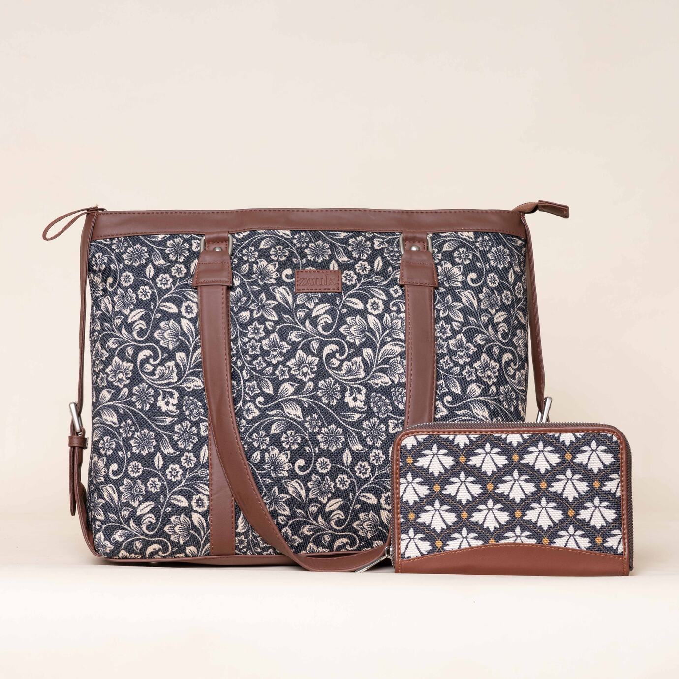 Flomotif and Bidri Kaiser - Office Bag & Chain Wallet Combo