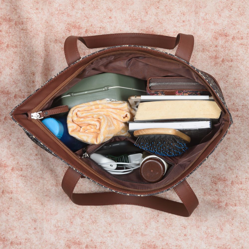 Paisley Print Tote Bag