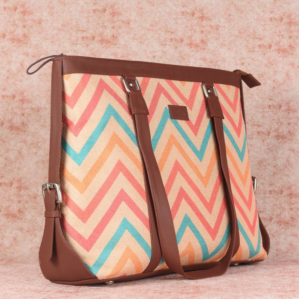 Wavbeach - Women's Office Bag & Sling Bag Combo