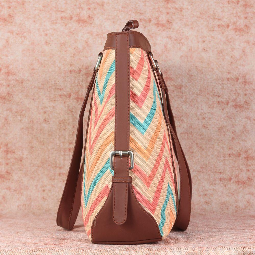 Paisley Print - Women's Office Bag & Sling Bag Combo