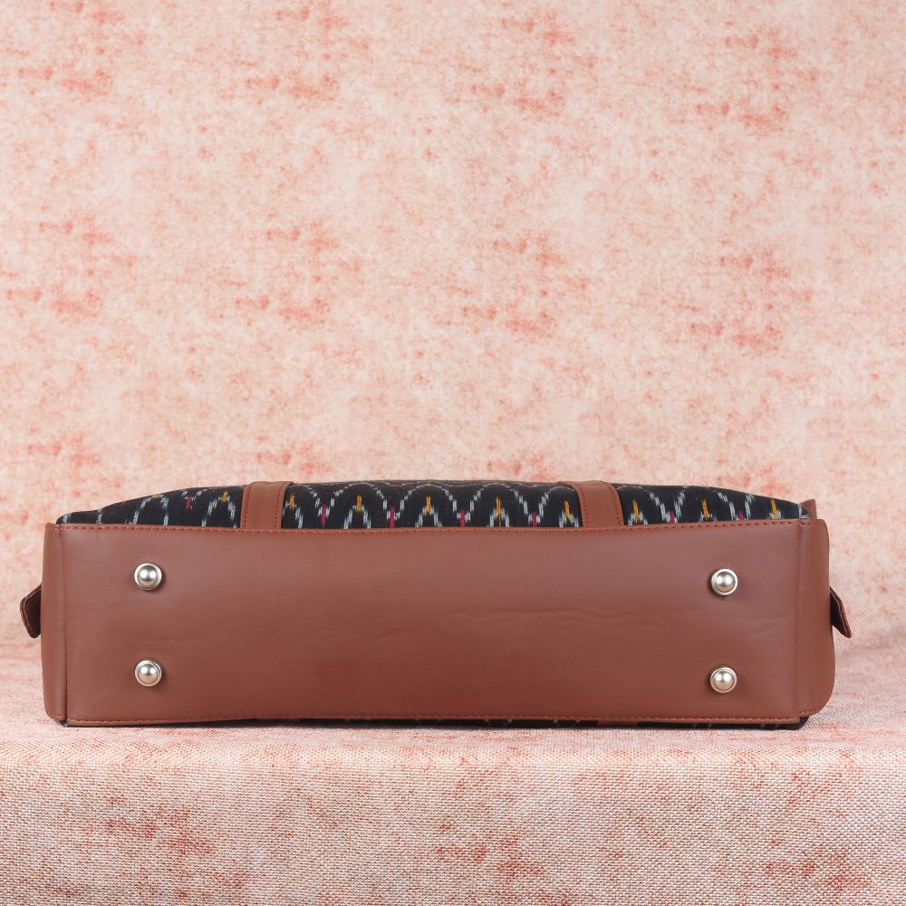 Ikat African Wave - Women's Office Bag & Sling Bag Combo