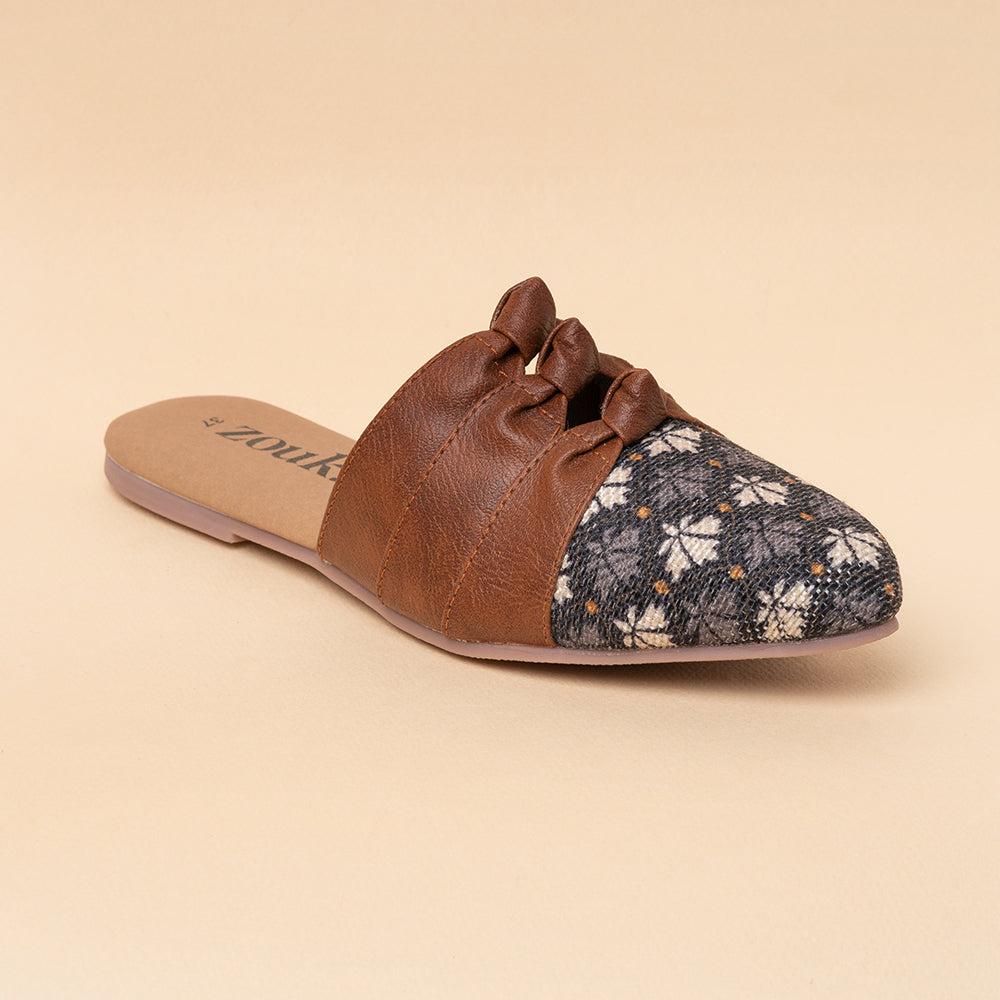 Deccan Bidri Knotted Mule