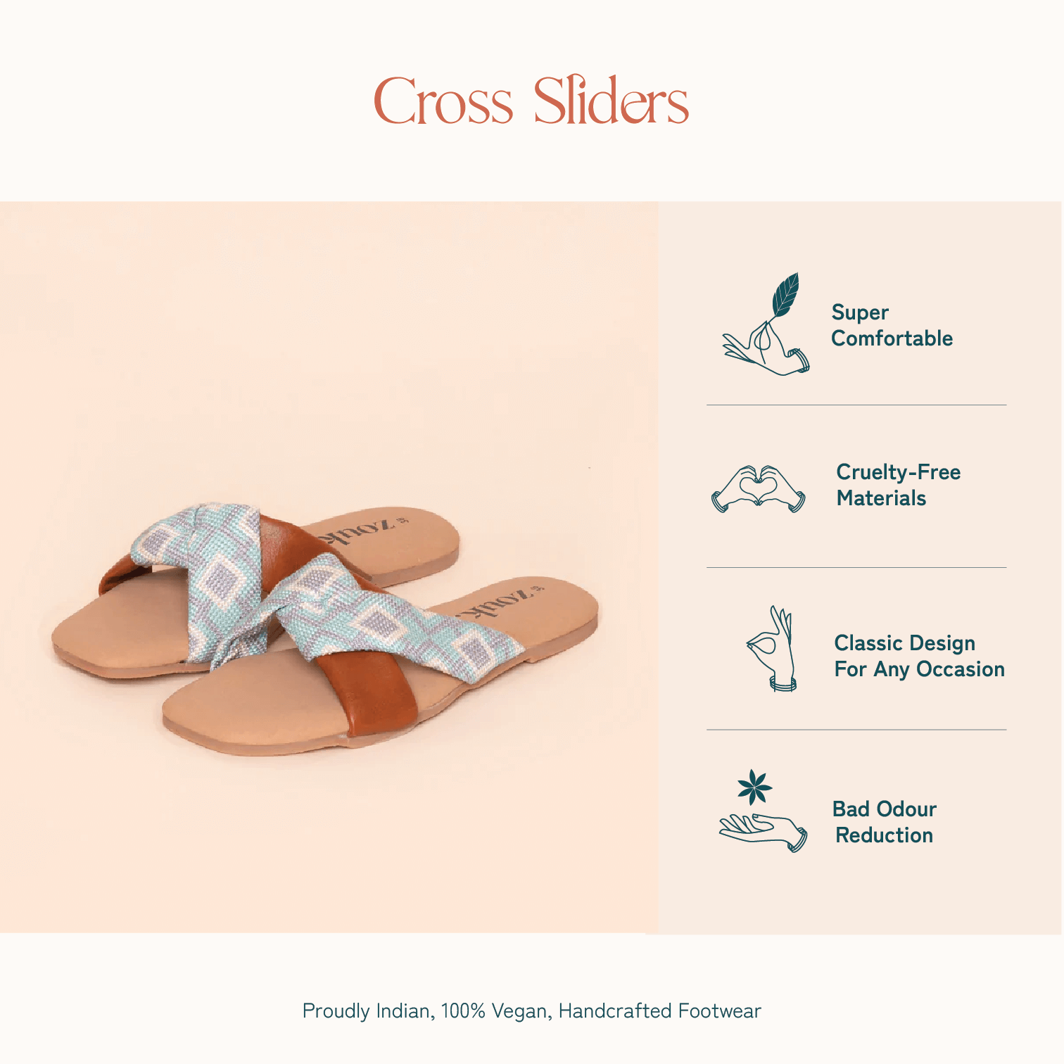 Umaid Diamond Cross Sliders