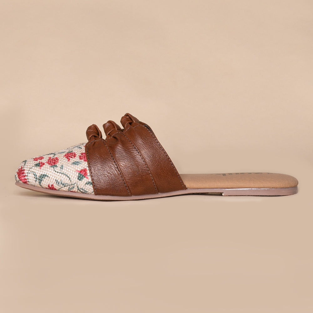 Deccan Garden Knotted Mule