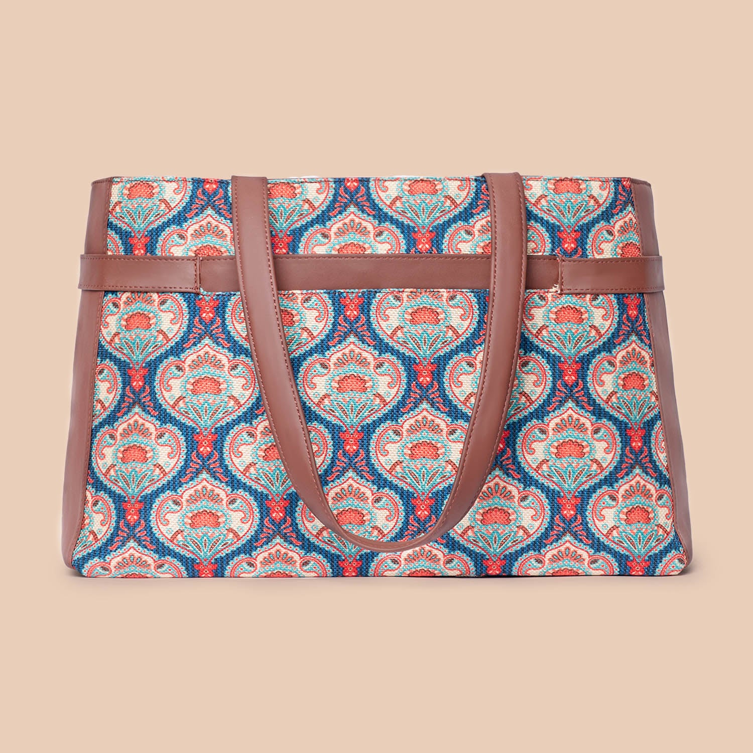 Kovil Blue Statement Office Bag