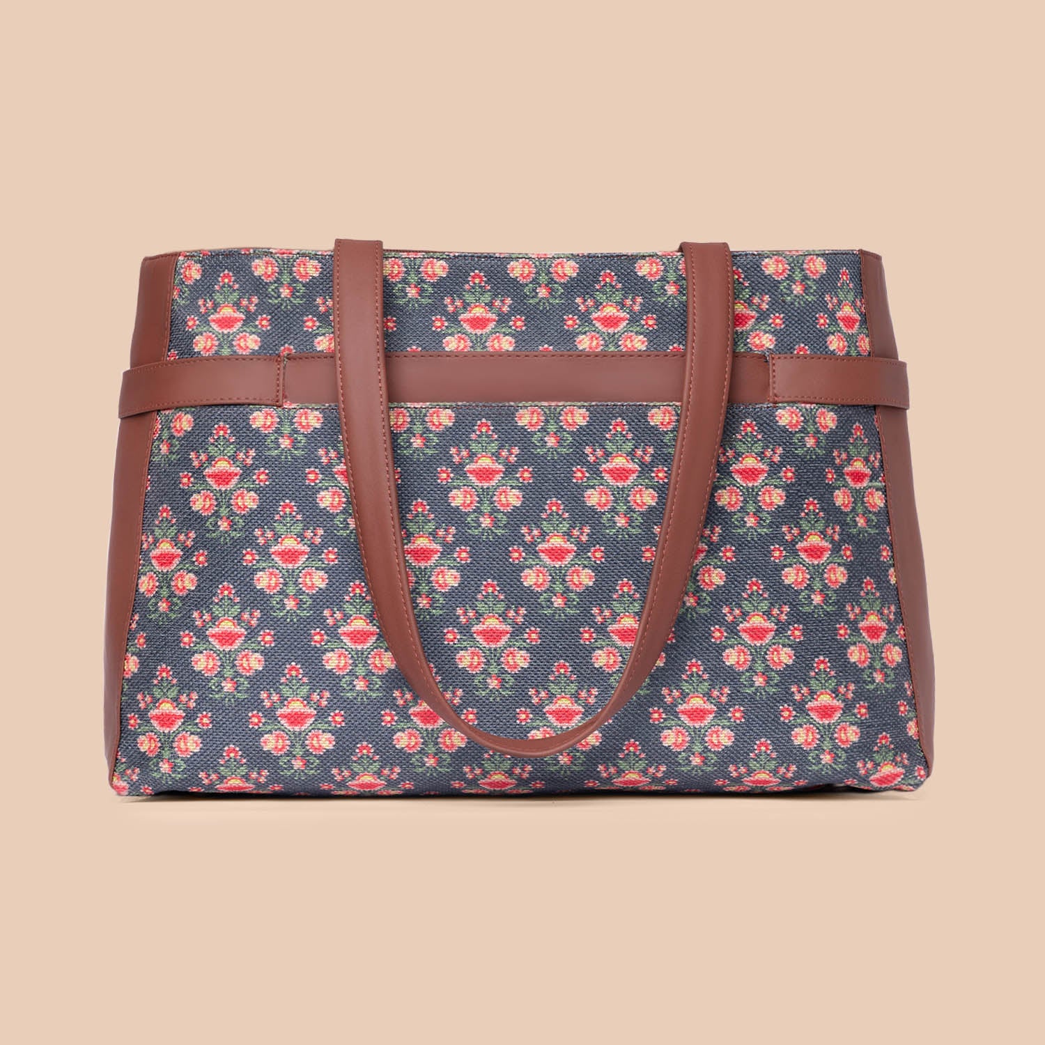 Mughal Garden Print Statement Office Bag