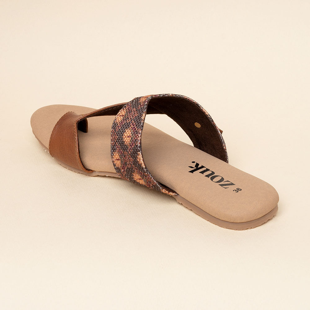 Mysore Garden Curvy Toe Chappal
