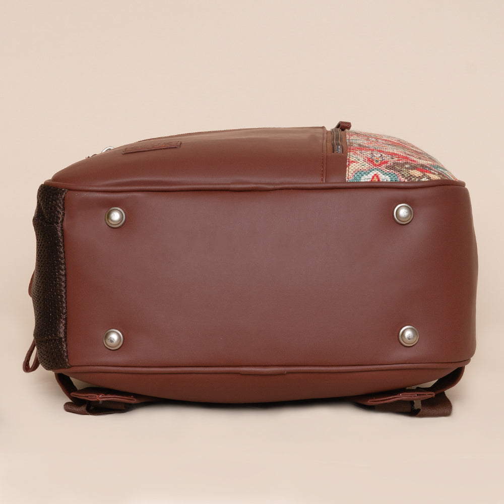 Mughal Art Multicolor Laptop Backpack