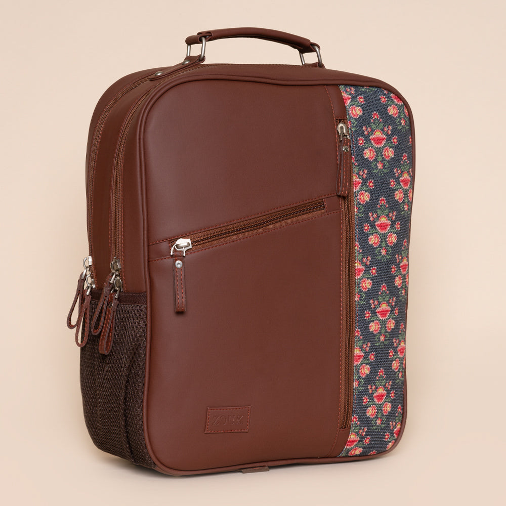 Mughal Garden Print Laptop Backpack