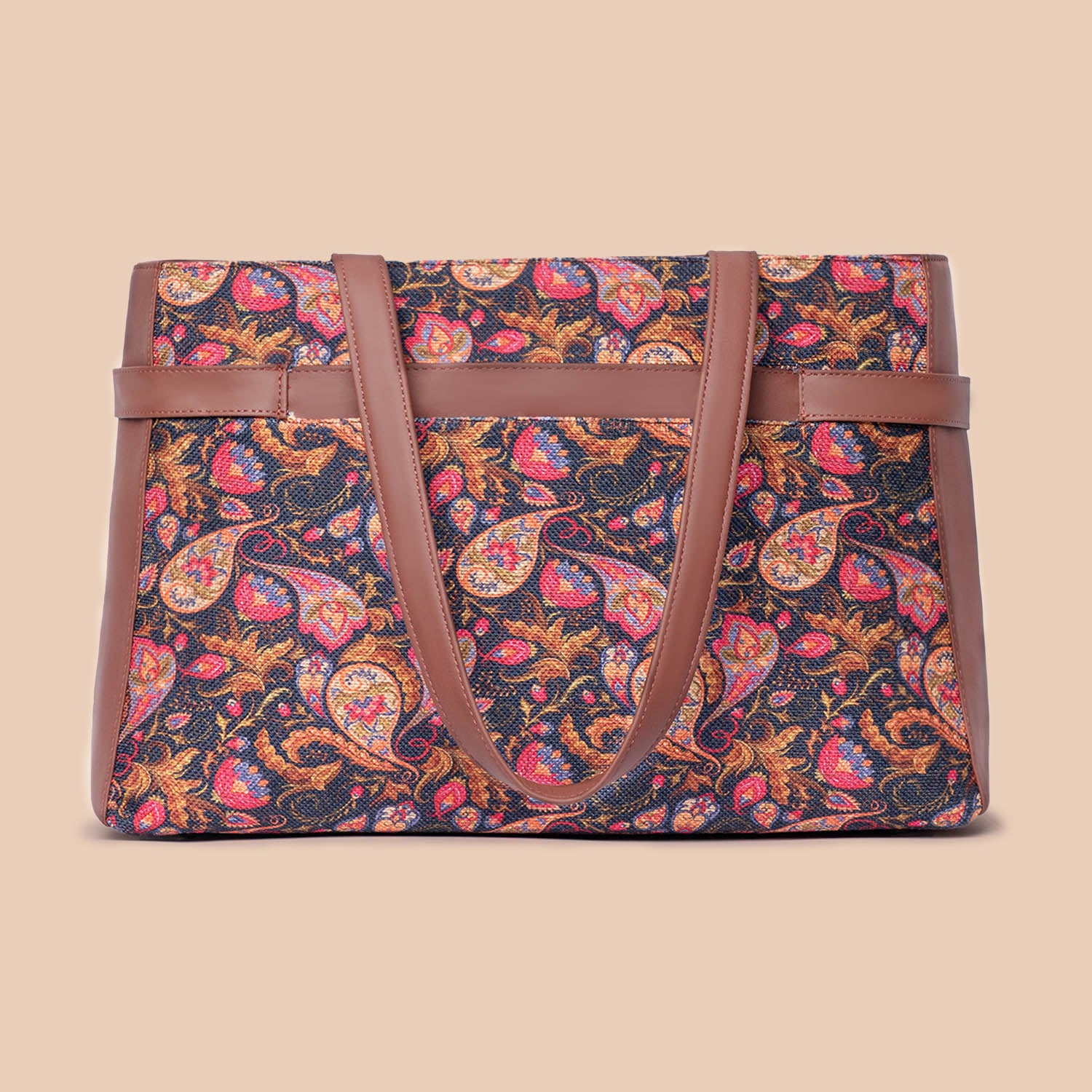 Paisley Print Statement Office Bag