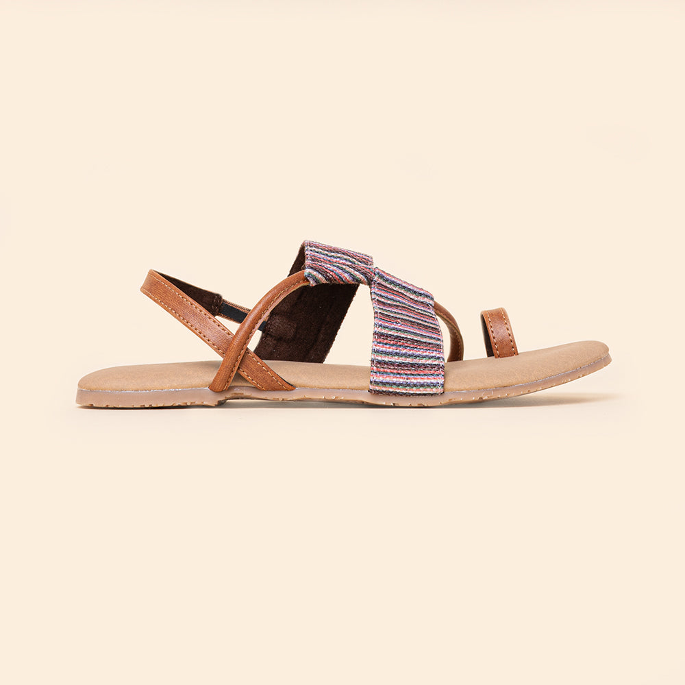 Rohtang Stripes Z Toe Chappals